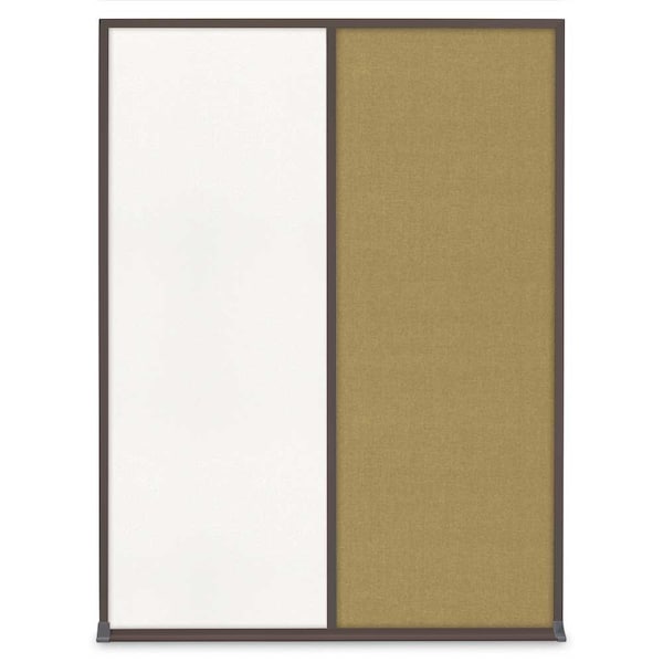 Single Door Radius Corkboard, 36"X36", B